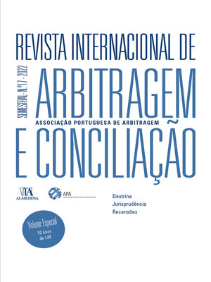 cover image of Revista Internacional de Arbitragem e Conciliação--Ano XVII--2022